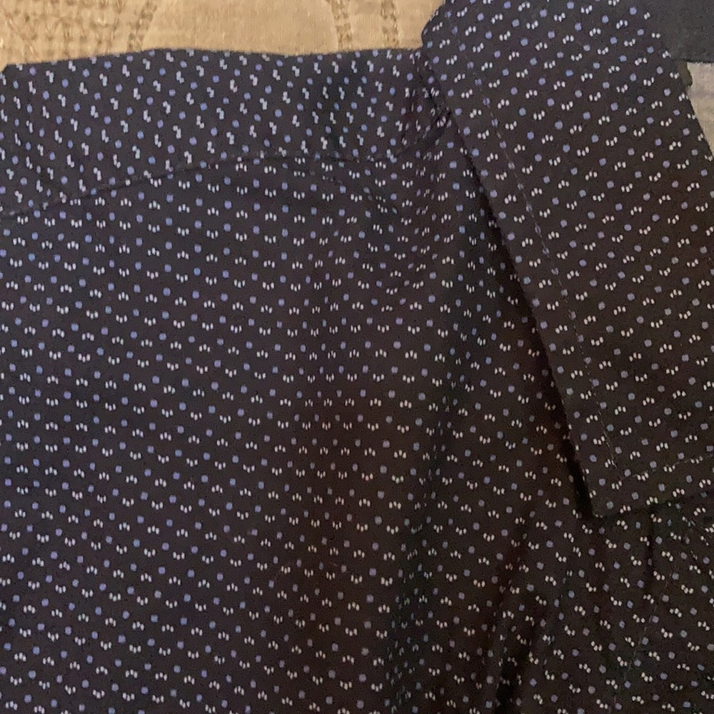 Small pattern blue button down. - Picture 3 of 4